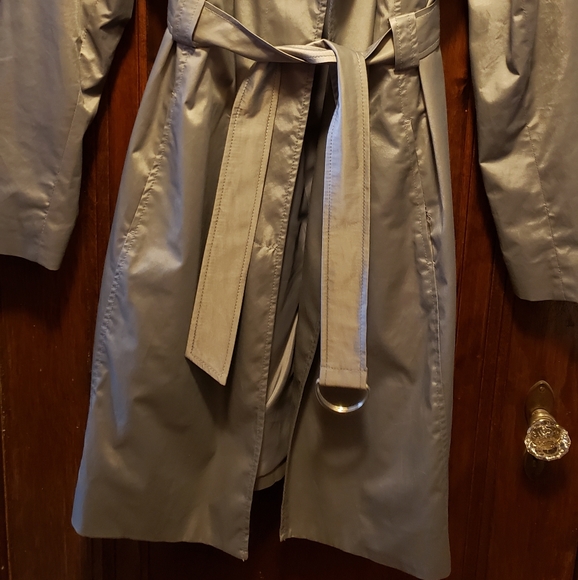 Mossimo Gray Trench Coat - Picture 5 of 6